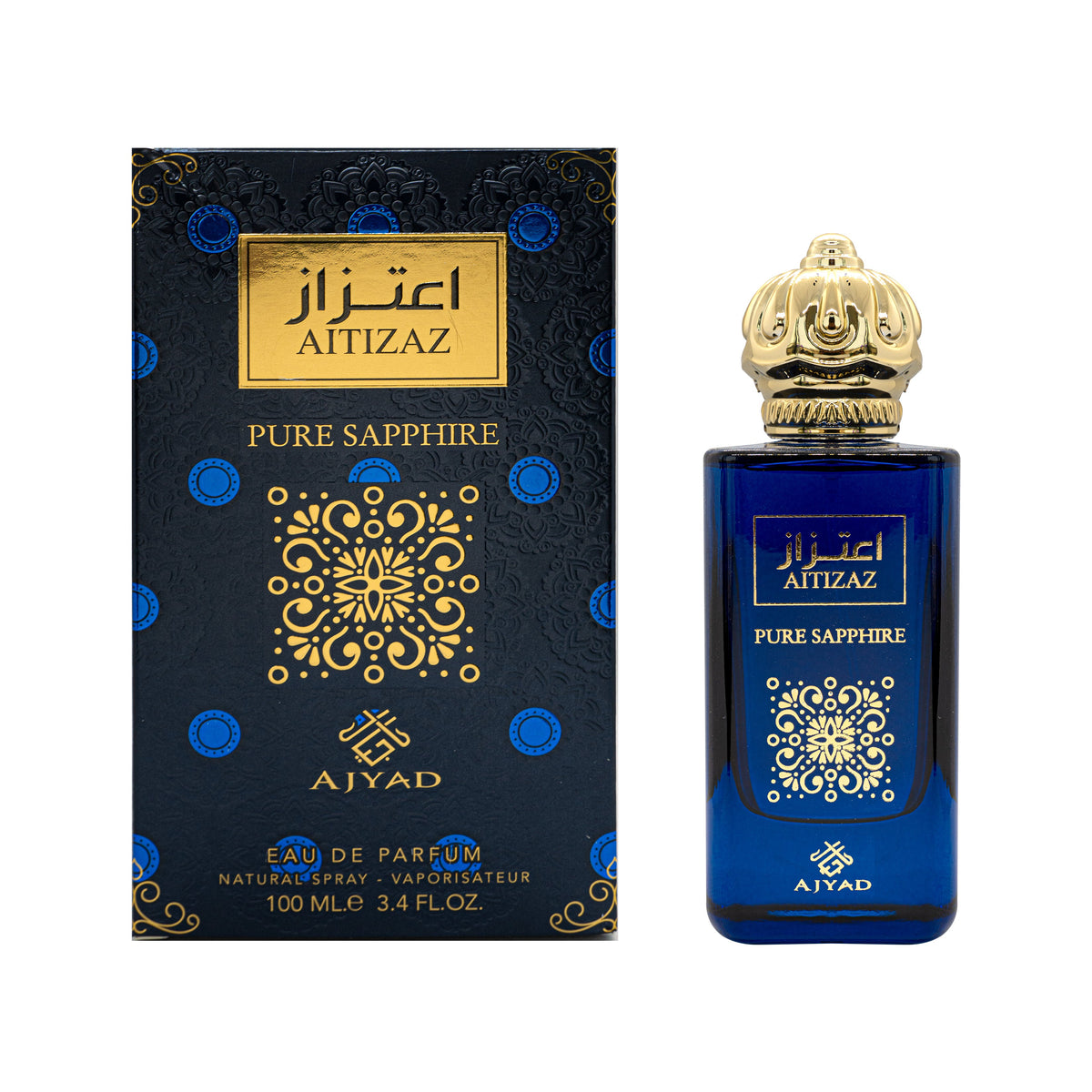 Aitizaz (Pure Sapphire) Eau de Parfum by Ajyad – Oudh Al Anfar (view 2)