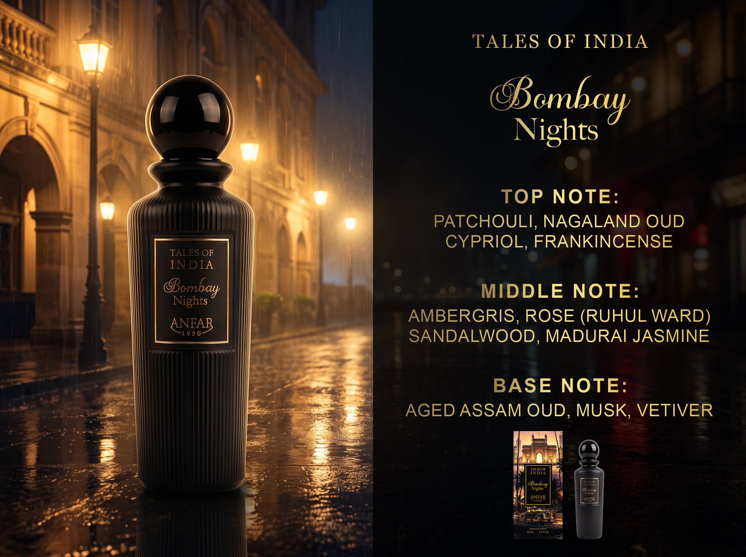 Anfar 1950 Bombay Nights Limited Edition - Tales of India