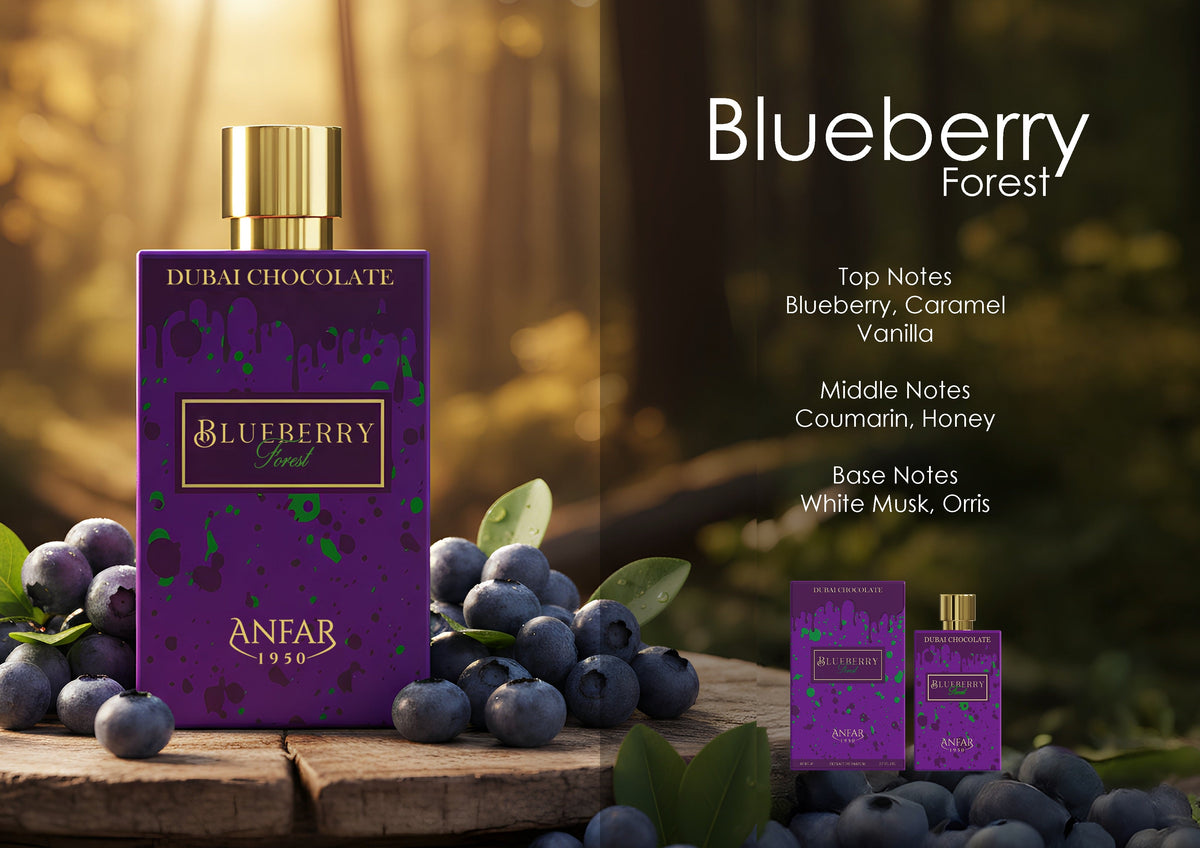 Dubai Chocolate Blueberry Forest Eau de Parfum by Anfar 1950 – Oudh Al Anfar (view 3)