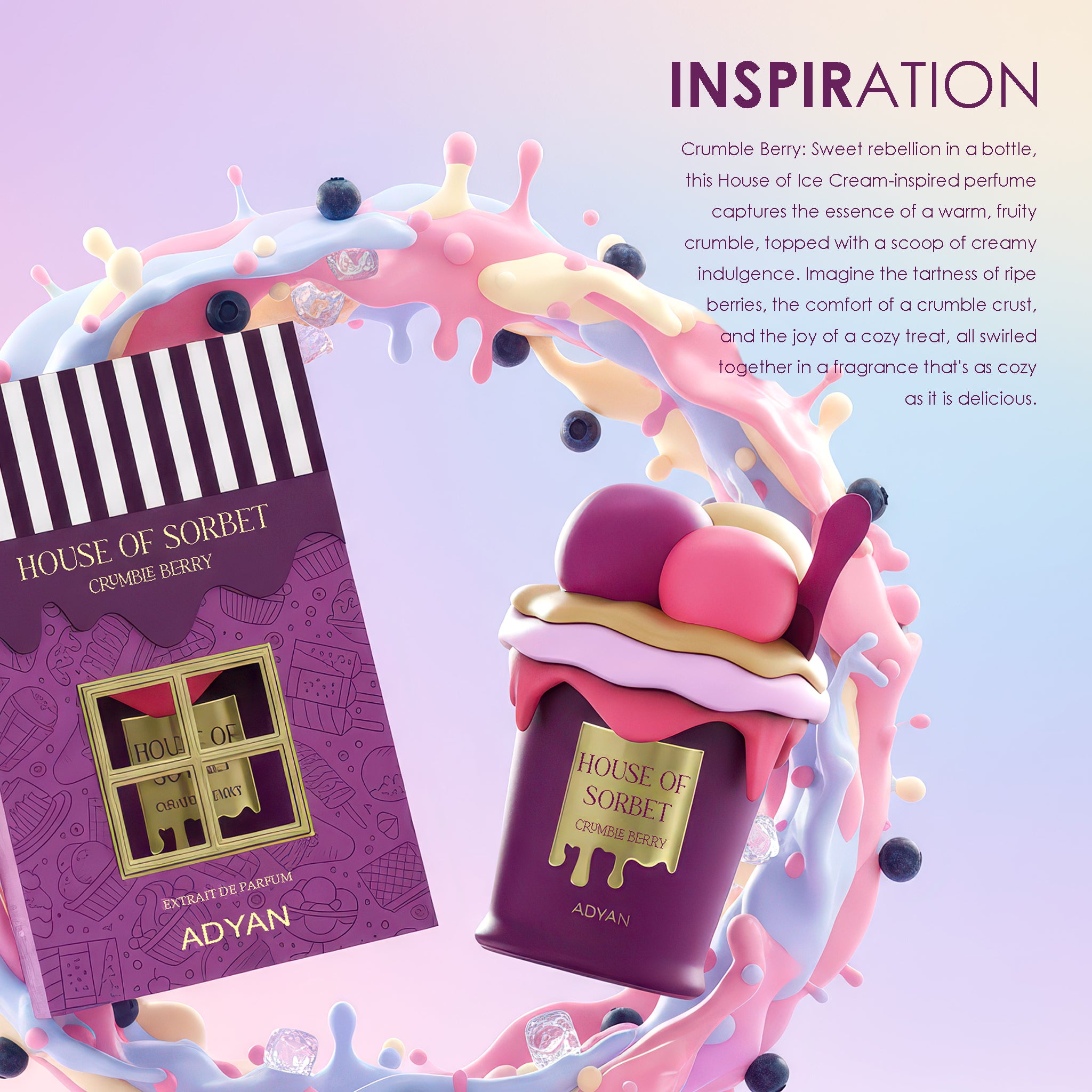 House of Sorbet Crumble Berry by Adyan