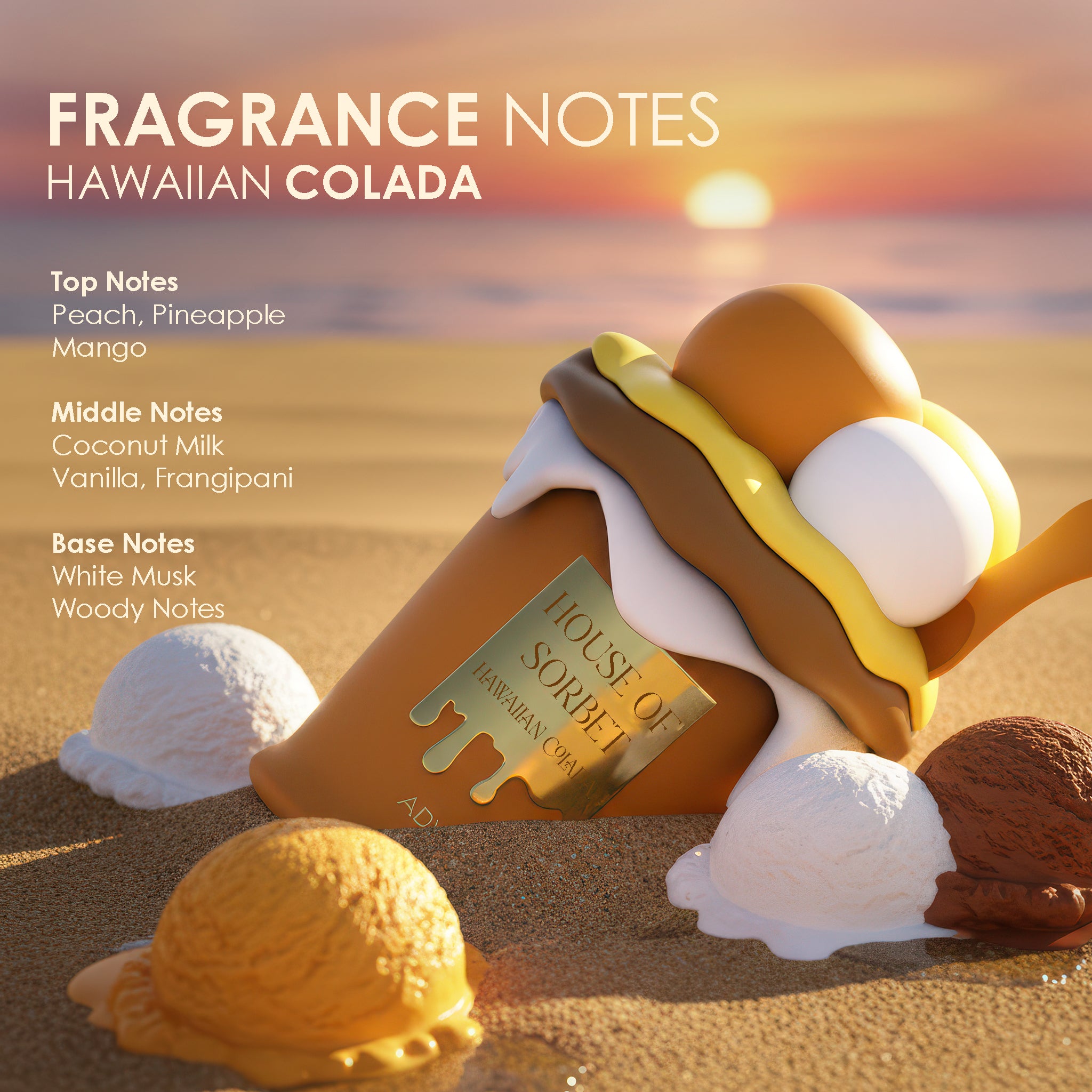 House of Sorbet Hawaiian Colada by Adyan