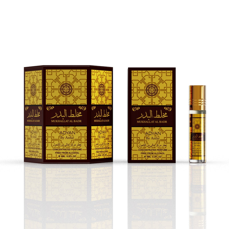 Mukhallat Al Badar (1 Box of 6pcs) Attar – Oudh Al Anfar