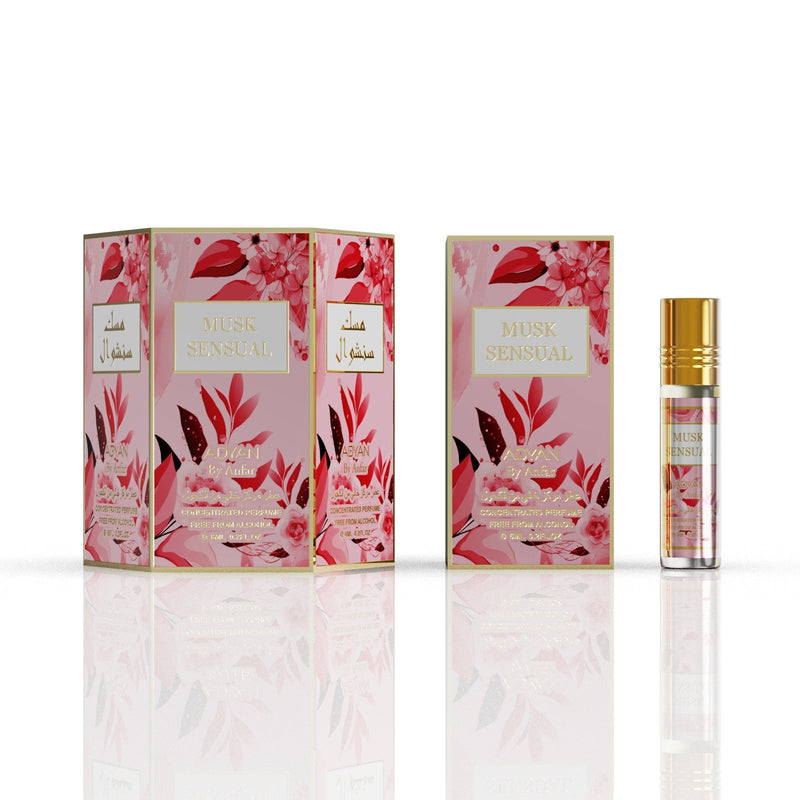 Musk Sensual (1 Box of 6pcs) Attar – Oudh Al Anfar