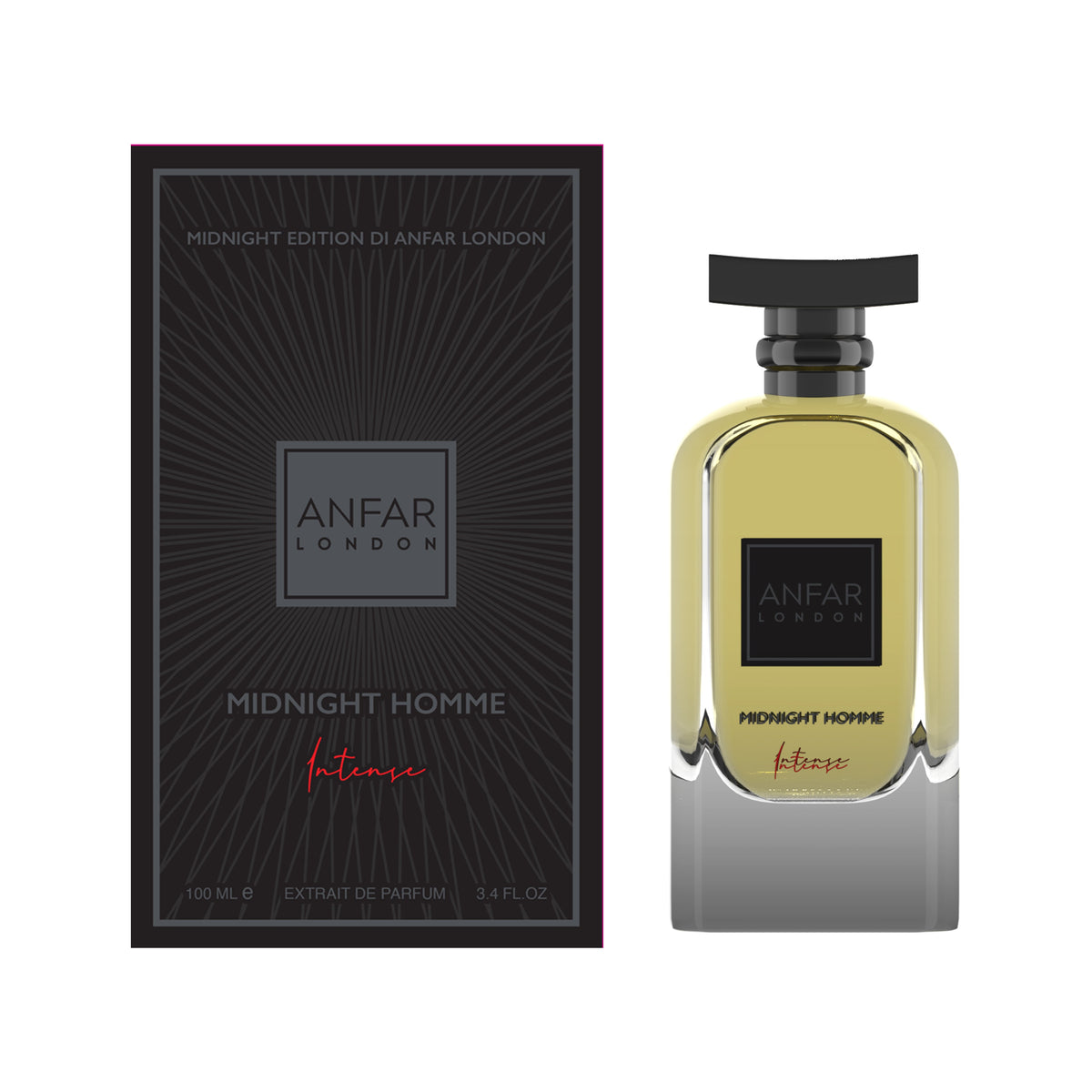 Midnight Homme Intense Eau de Parfum by Anfar London – Oudh Al Anfar