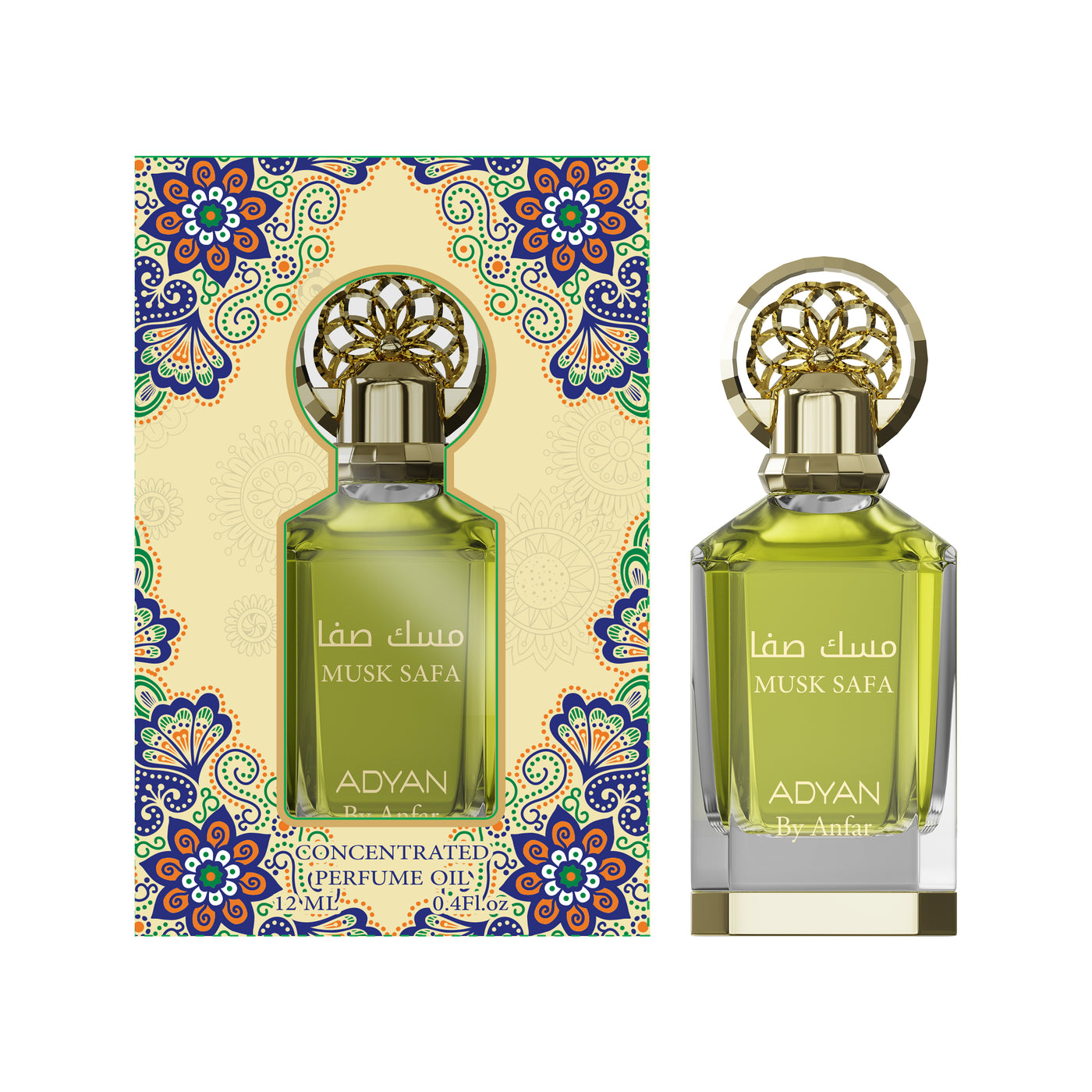 Adyan Musk Safa Concentrated Perfume Oil 12ml – Oudh Al Anfar Perfumes