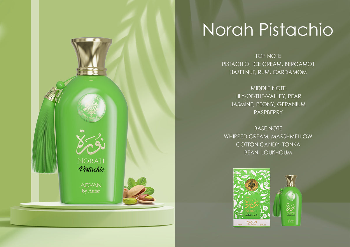 Norah Pistachio Eau de Parfum by Adyan – Oudh Al Anfar (view 3)