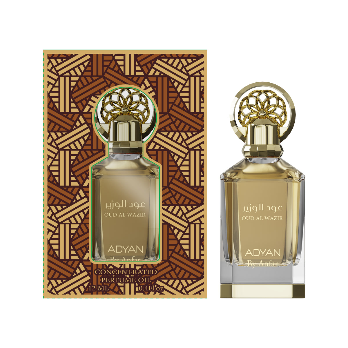 Adyan Oudh Al Wazir Concentrated Perfume Oil 12ml