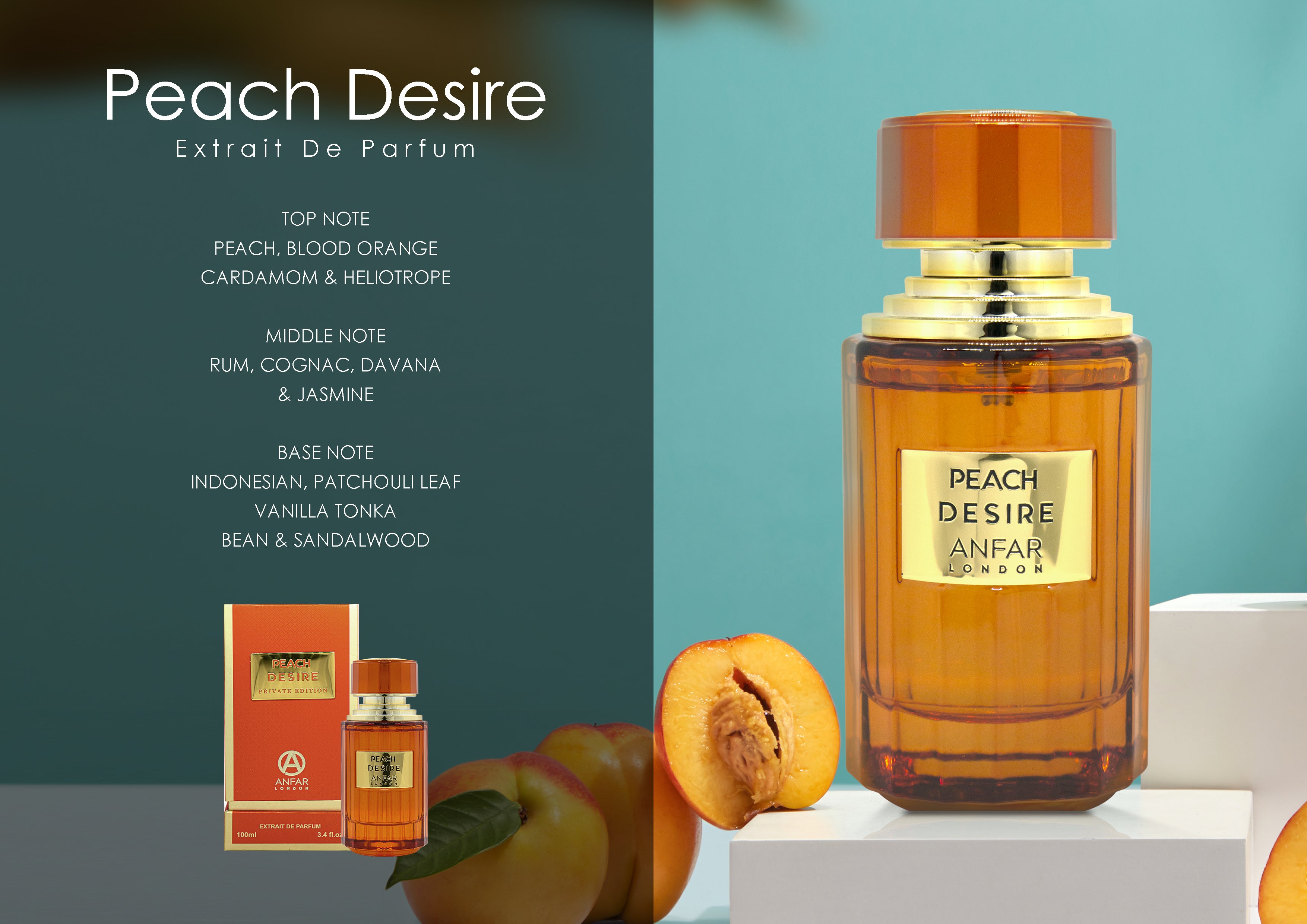 ANFAR LONDON PEACH DESIRE