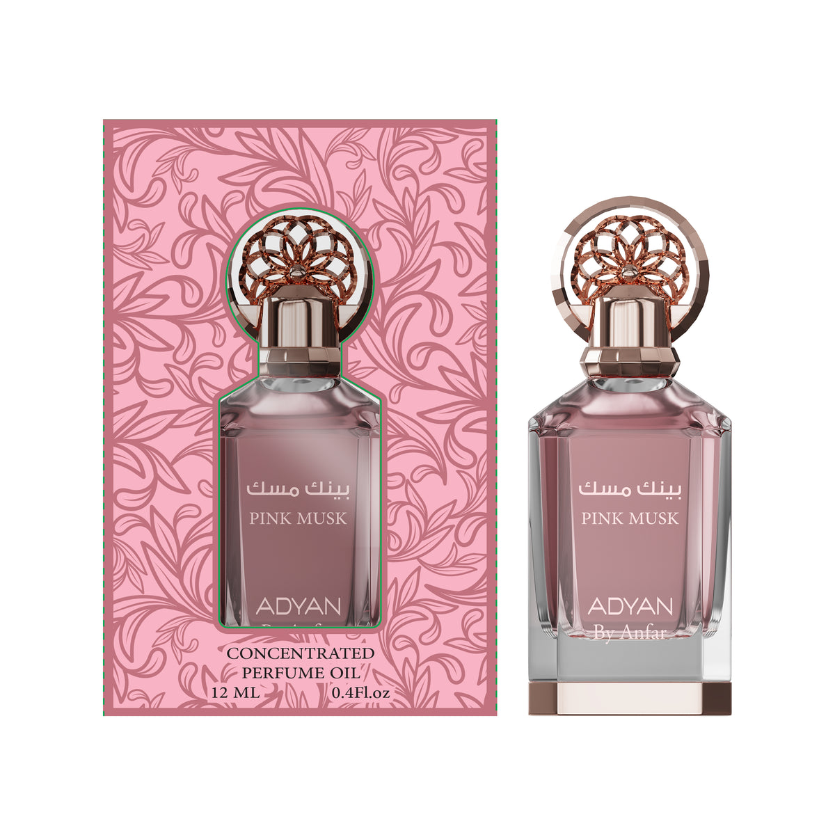 Adyan Pink Musk Concentrated Perfume Oil 12ml