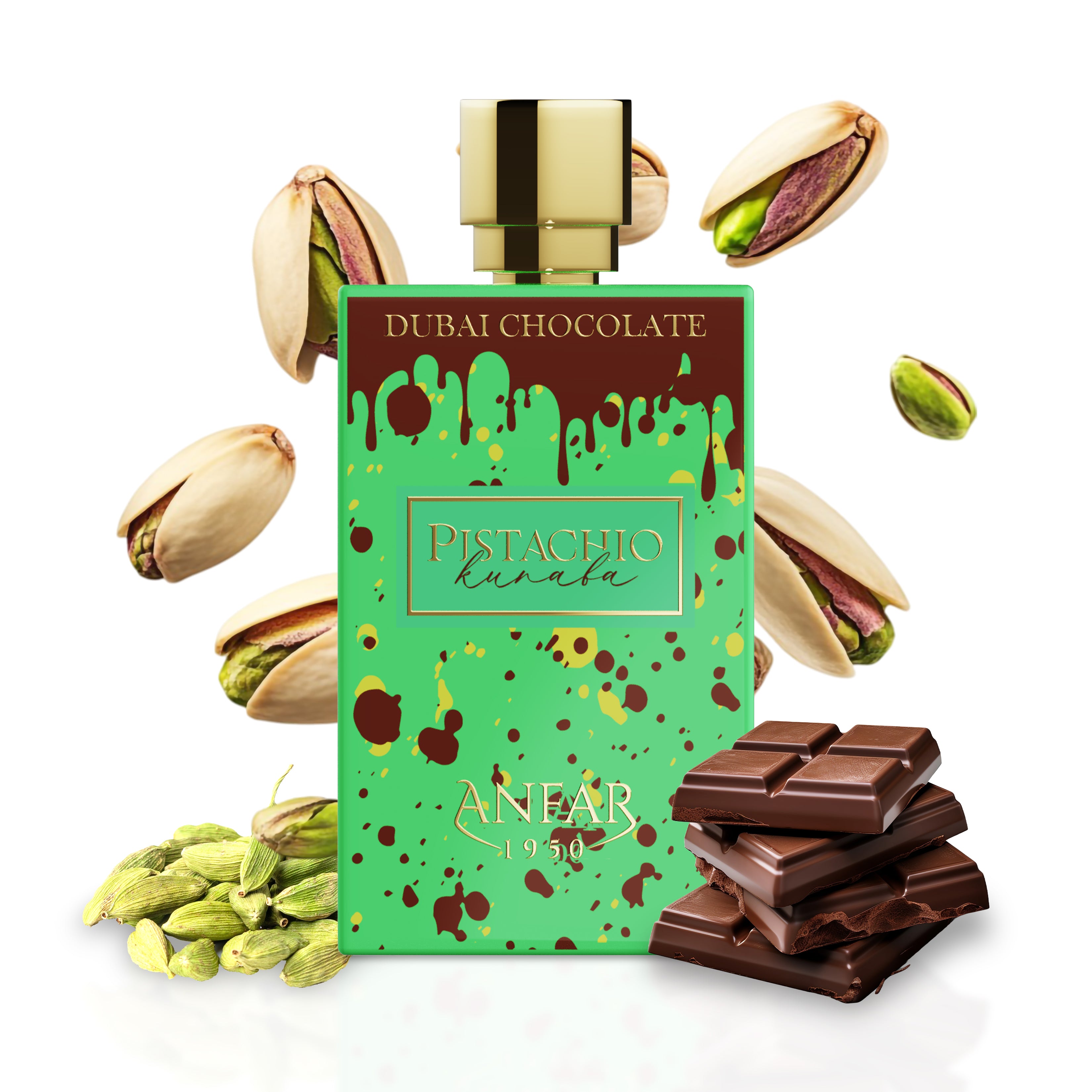 ANFAR 1950 PISTACHIO KUNAFA DUBAI CHOCOLATE PERFUME