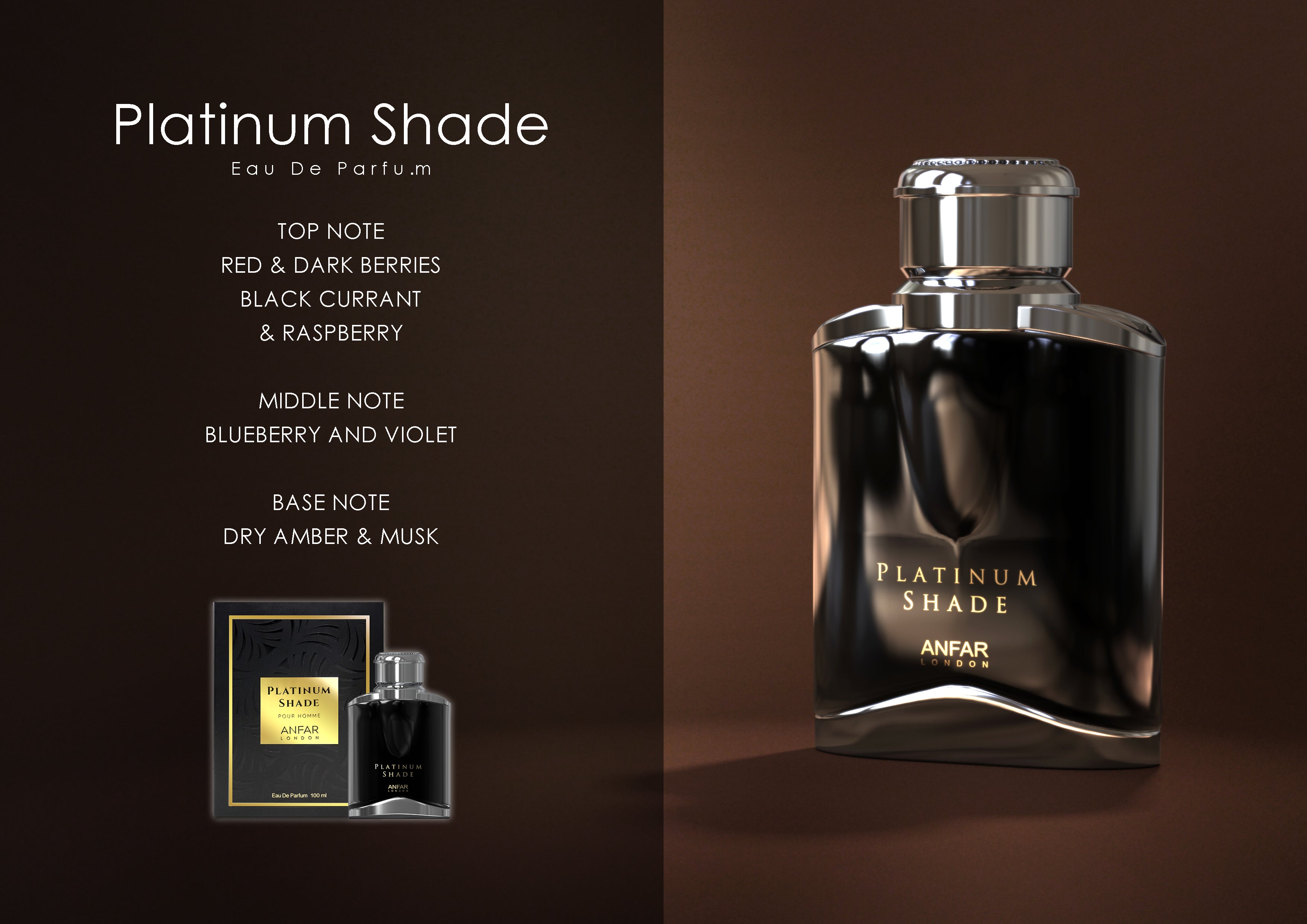 ANFAR LONDON PLATINUM SHADE MEN