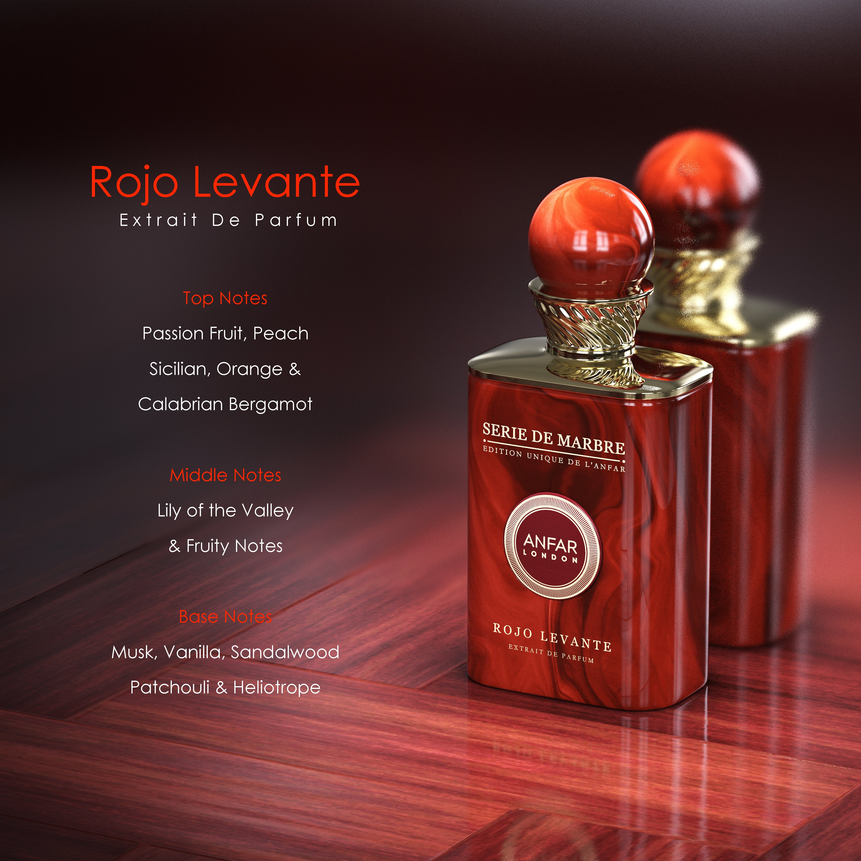 Rojo Levante Extrait De Parfum 100ml Unisex - Image 1