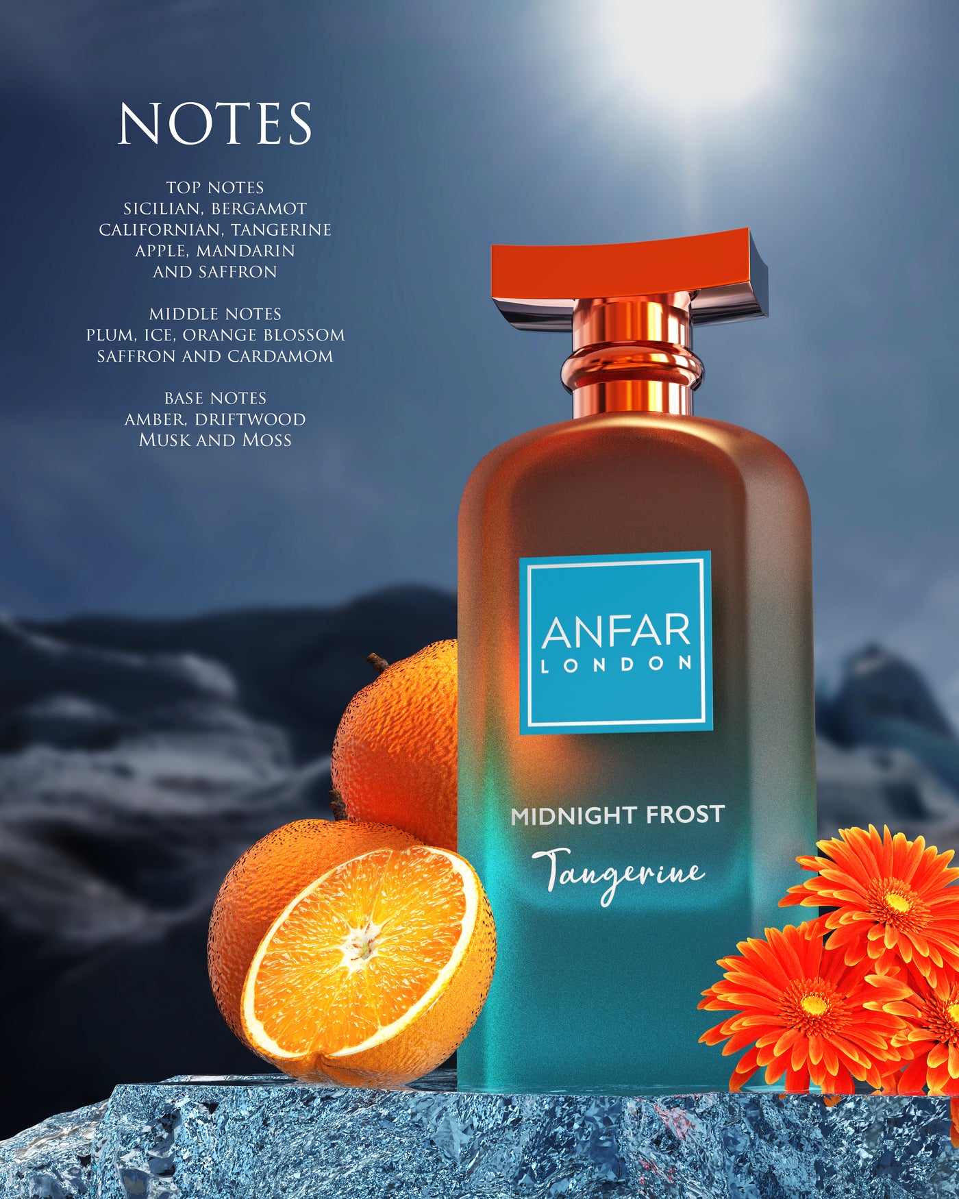 Anfar London Midnight Frost Tangerine EDP 100ml – Oudh Al Anfar Perfumes