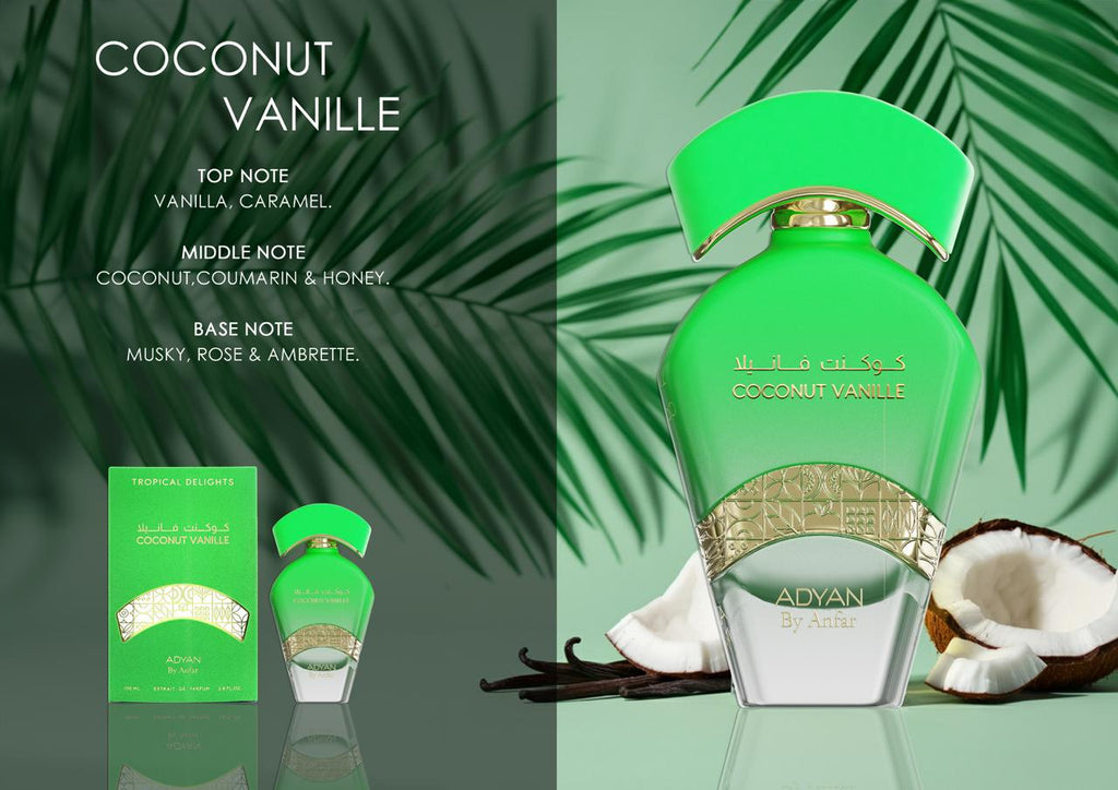 Coconut Vanille Eau de Parfum by Adyan – Oudh Al Anfar (view 3)