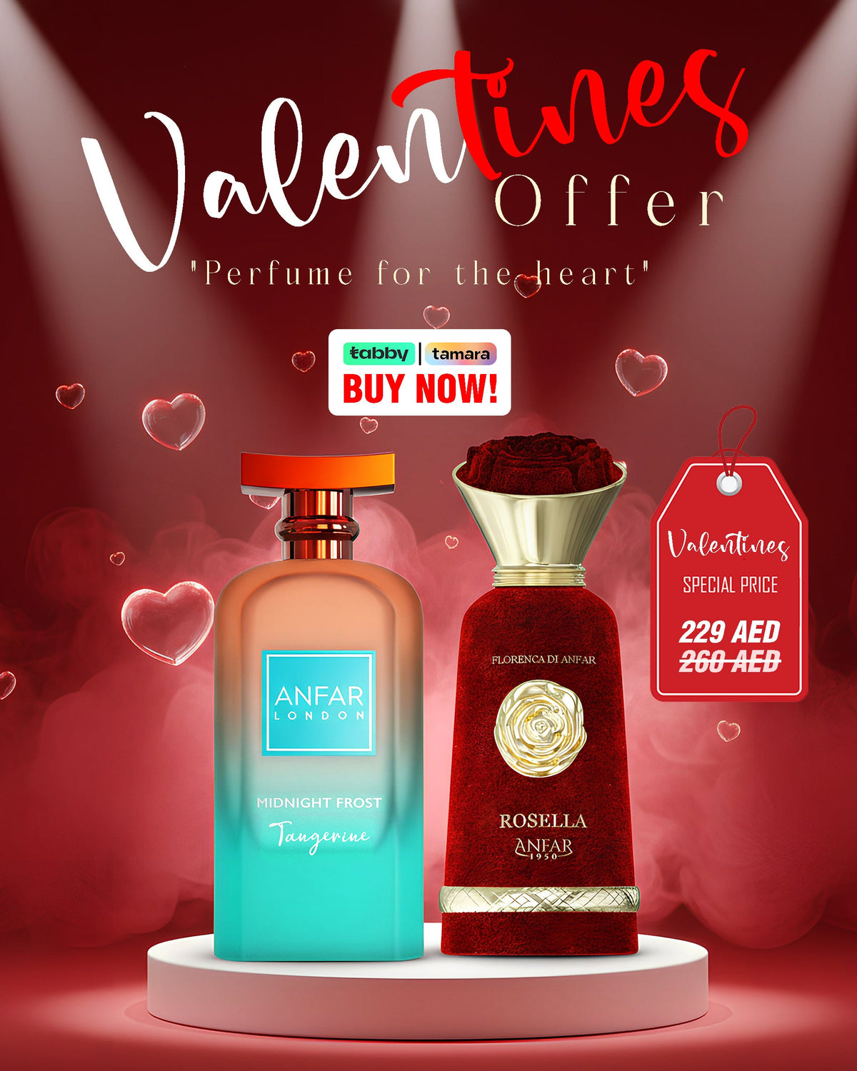 Valentine's Day Combo: Midnight Frost Tangerine & Rosella (2 pcs) Eau de Parfum – Oudh Al Anfar