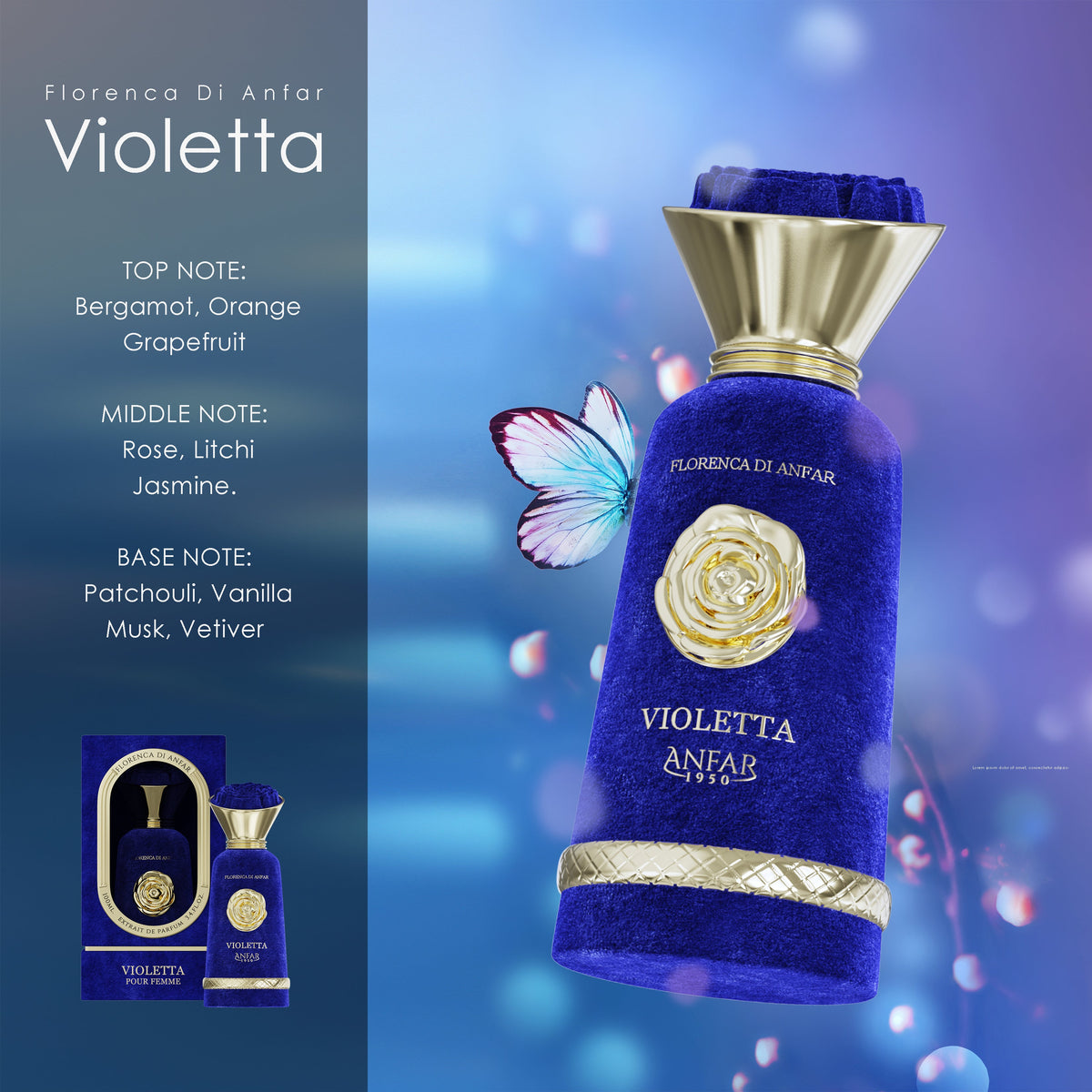 Violetta Eau de Parfum by Anfar 1950 – Oudh Al Anfar (view 3)