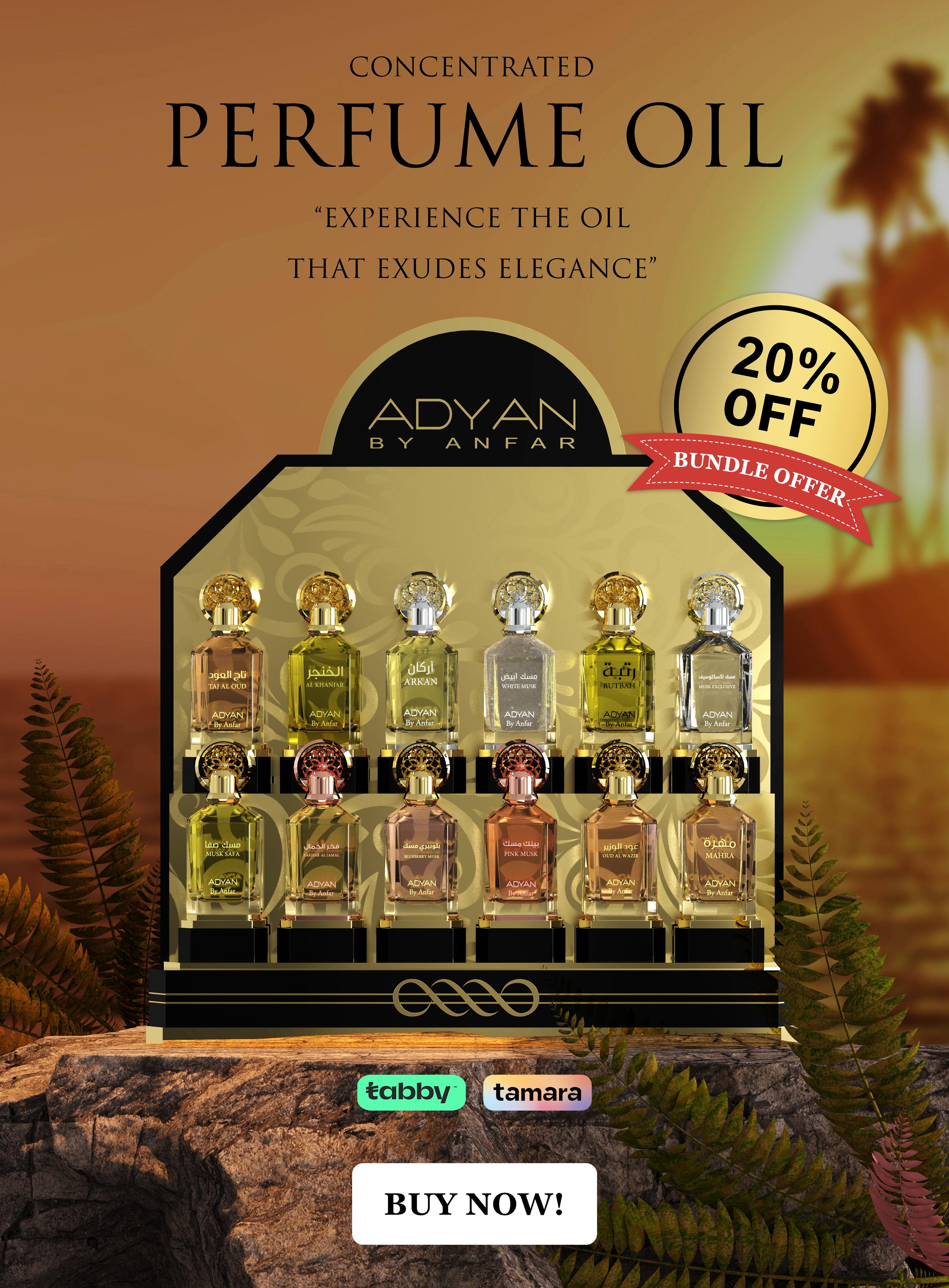 Adyan Concentrated Perfume Oil Bundle (11 pcs)