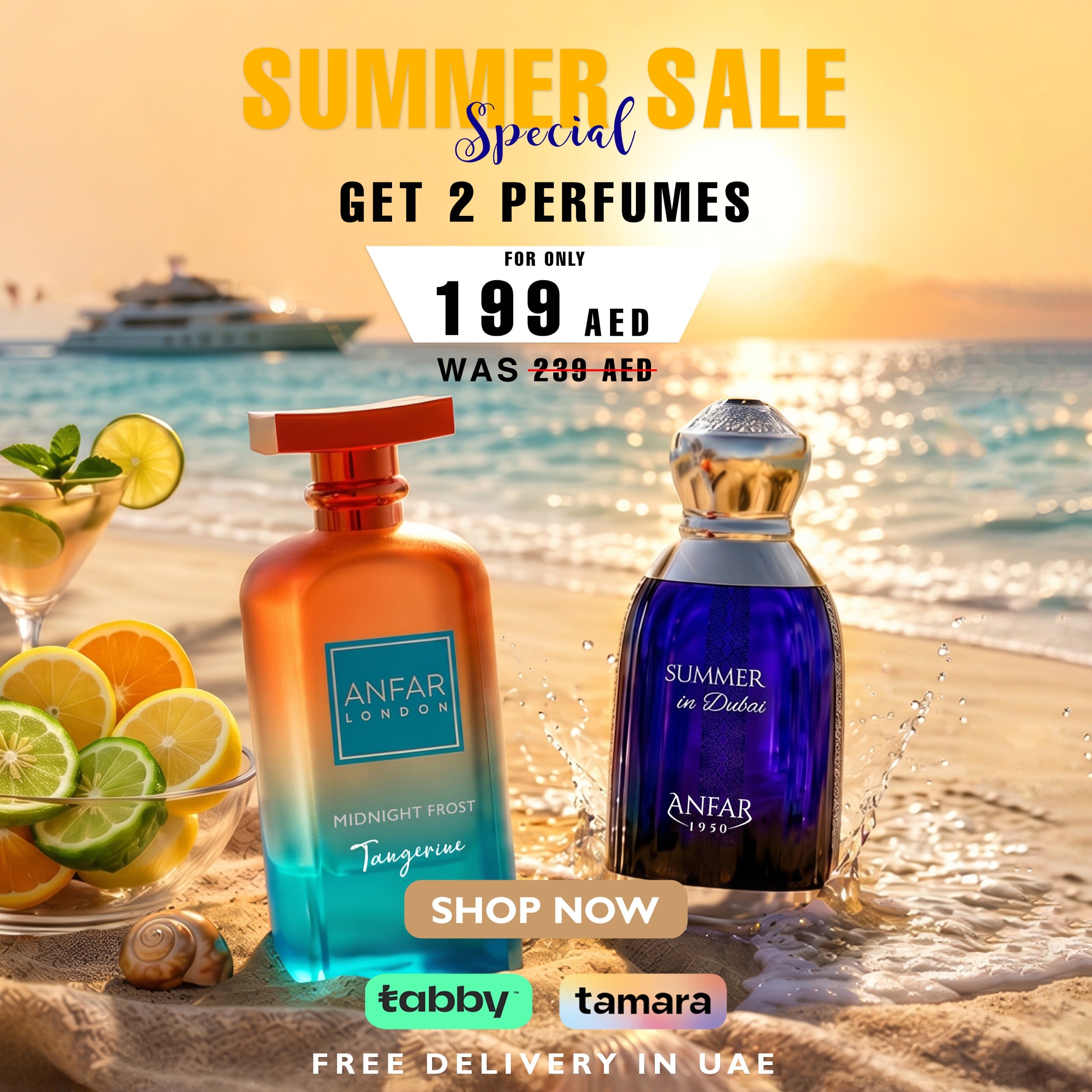 Summer Fresh Duo – Tangerine & Summer in Dubai (2 pcs)
