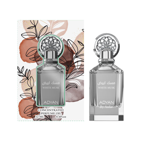 Adyan White Musk Concentrated Perfume Oil 12ml – Oudh Al Anfar