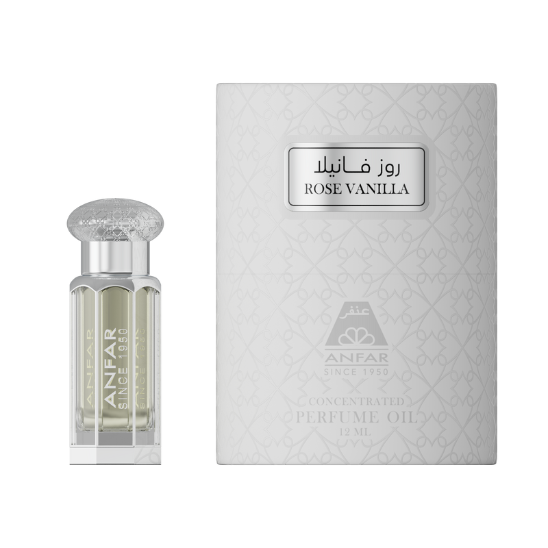 Rose Vanilla 12ml Attar – Oudh Al Anfar