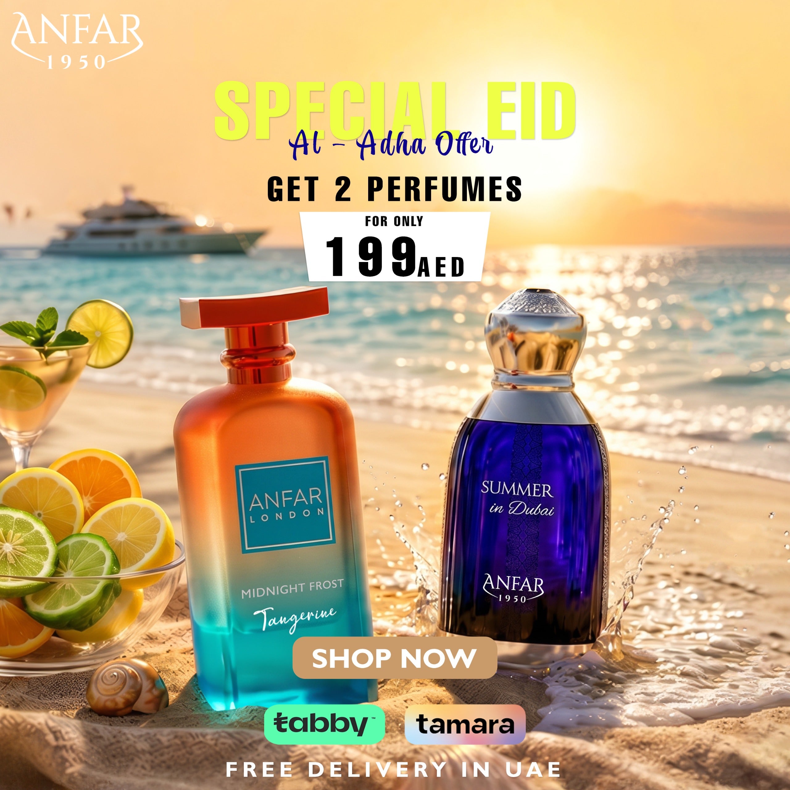 Eid Summer Fresh Duo – Tangerine & Summer in Dubai (2 pcs)